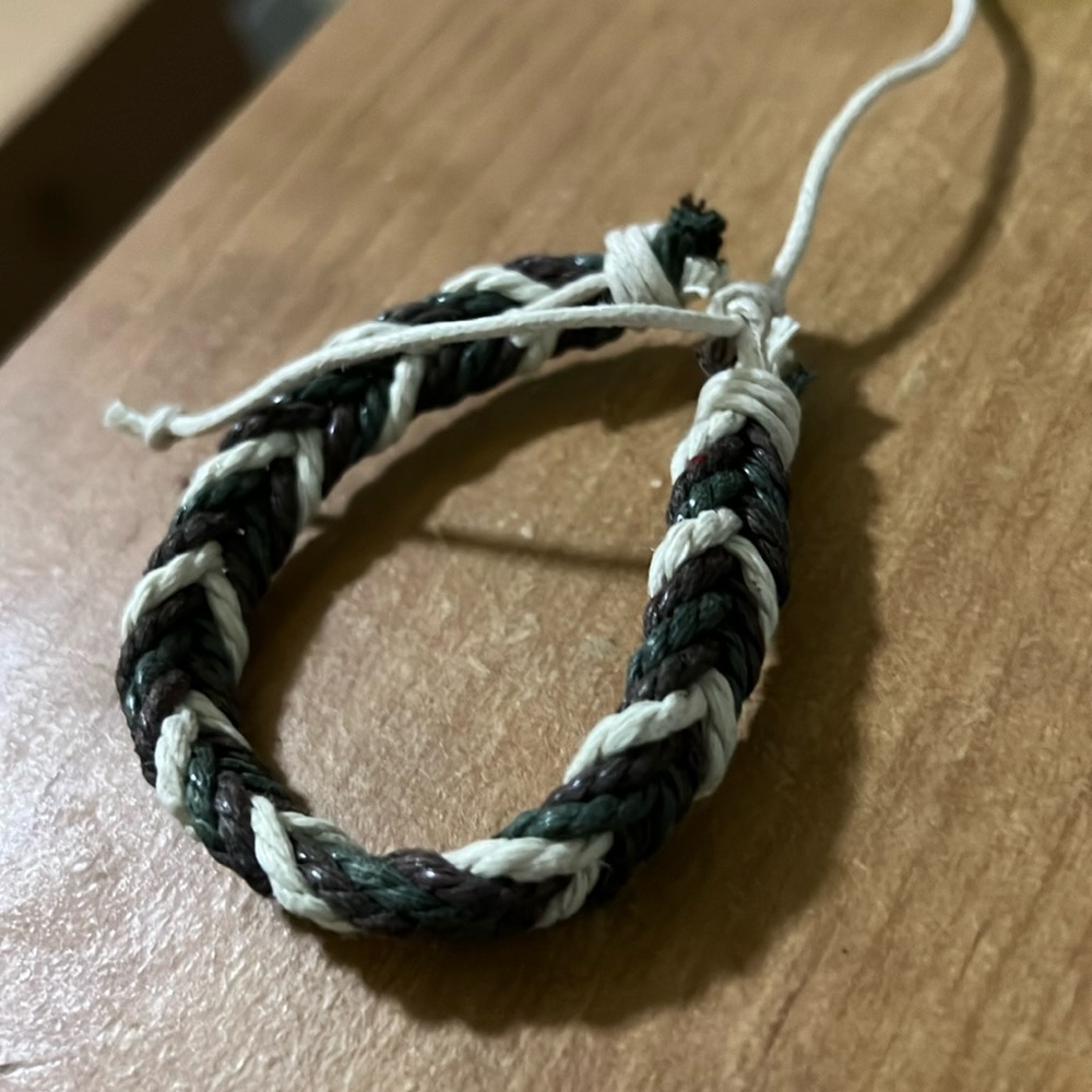 Hand woven bracelet